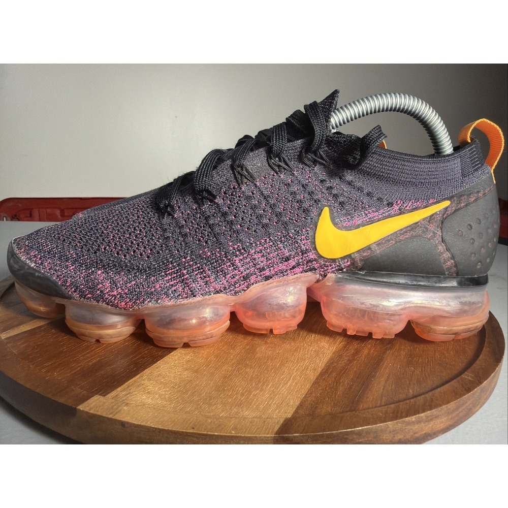 Nike Air VaporMax Flyknit 2 Pink Blast 942843-008 Womens 10 Running Shoes